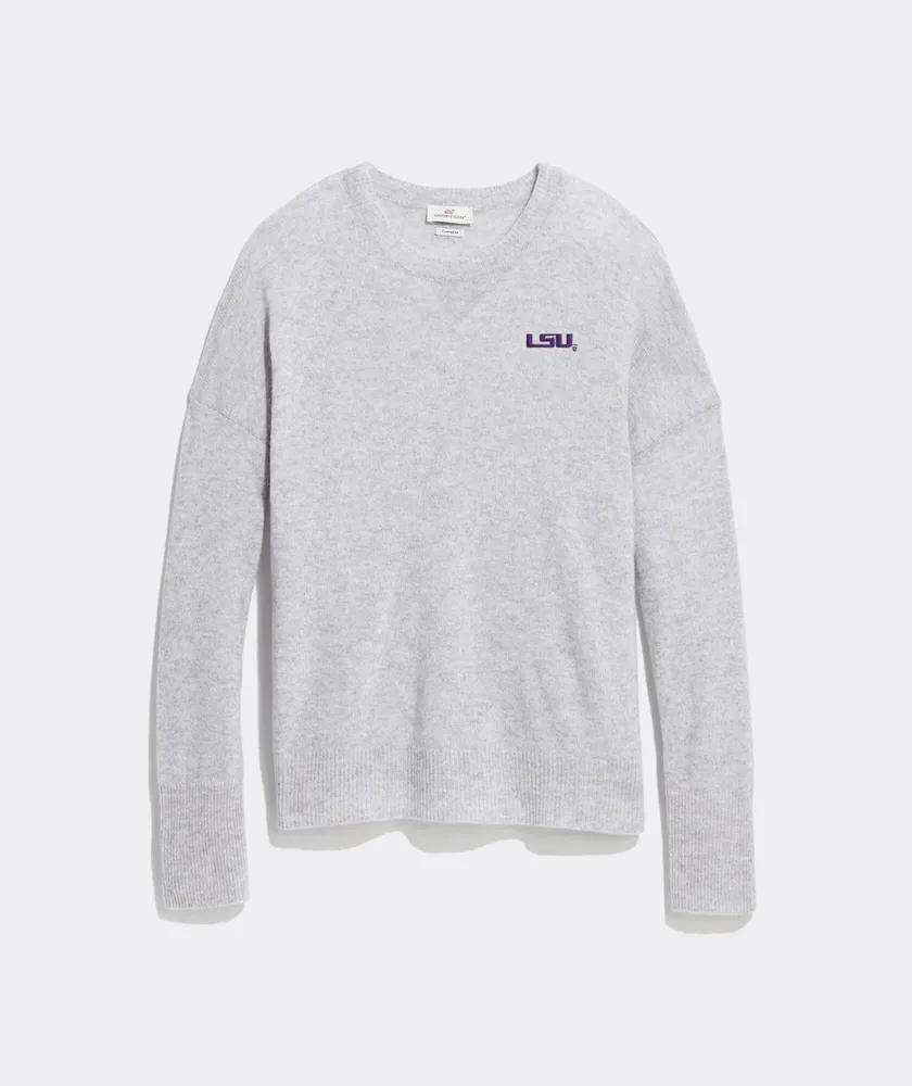 Women's Louisiana State University Cashmere Crewneck