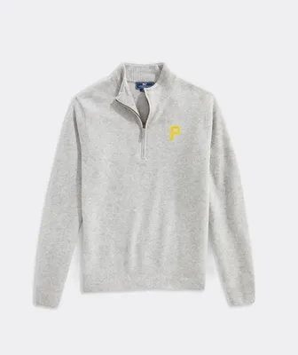 Pittsburgh Pirates Cat Cay Cashmere Quarter-Zip