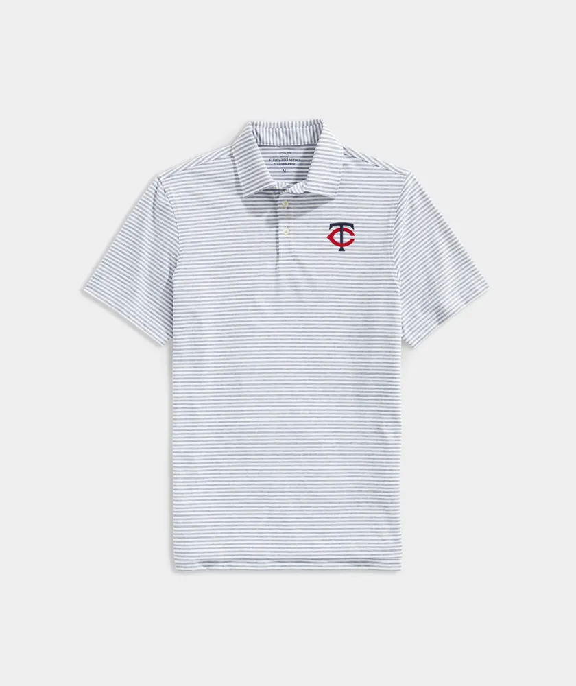 Minnesota Twins Winstead Stripe Sankaty Polo