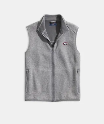 University Of Georgia Mountain Sweater Fleece Vest