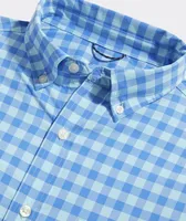 On-The-Go Lightweight Gingham Shirt