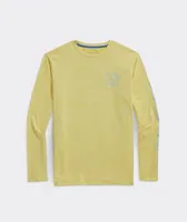 Permit Tail Box Long-Sleeve Harbor Performance Tee