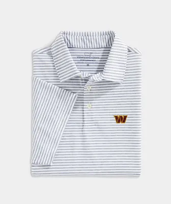 Washington Commanders Winstead Stripe Sankaty Polo