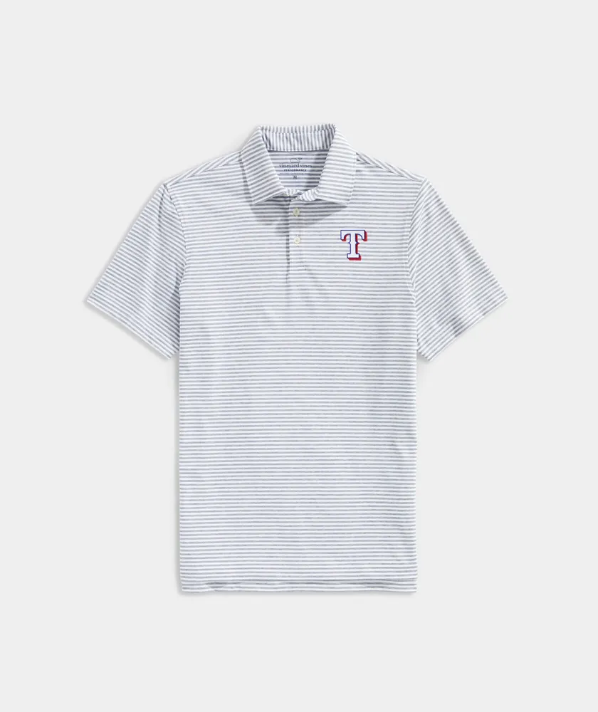 Texas Rangers Winstead Stripe Sankaty Polo