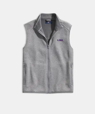 Louisiana State University Mountain Sweater Fleece Vest