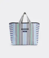 Blocked Stripe Tote