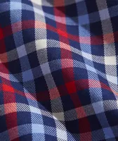 Stretch Poplin Check Shirt