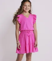 Girls' Smocked Waist Dress