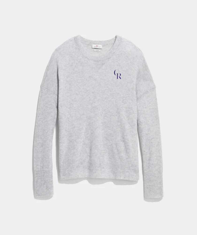 Women's Colorado Rockies Cashmere Crewneck