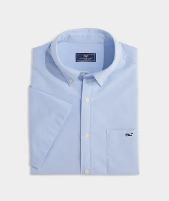 Oxford Short-Sleeve Solid Shirt