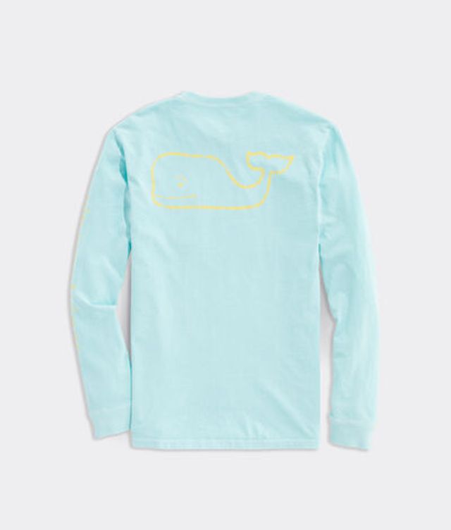 Vineyard Vines Garment-Dyed Vintage Whale Long-Sleeve Pocket