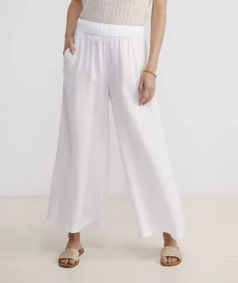 Wide Leg Linen Pant