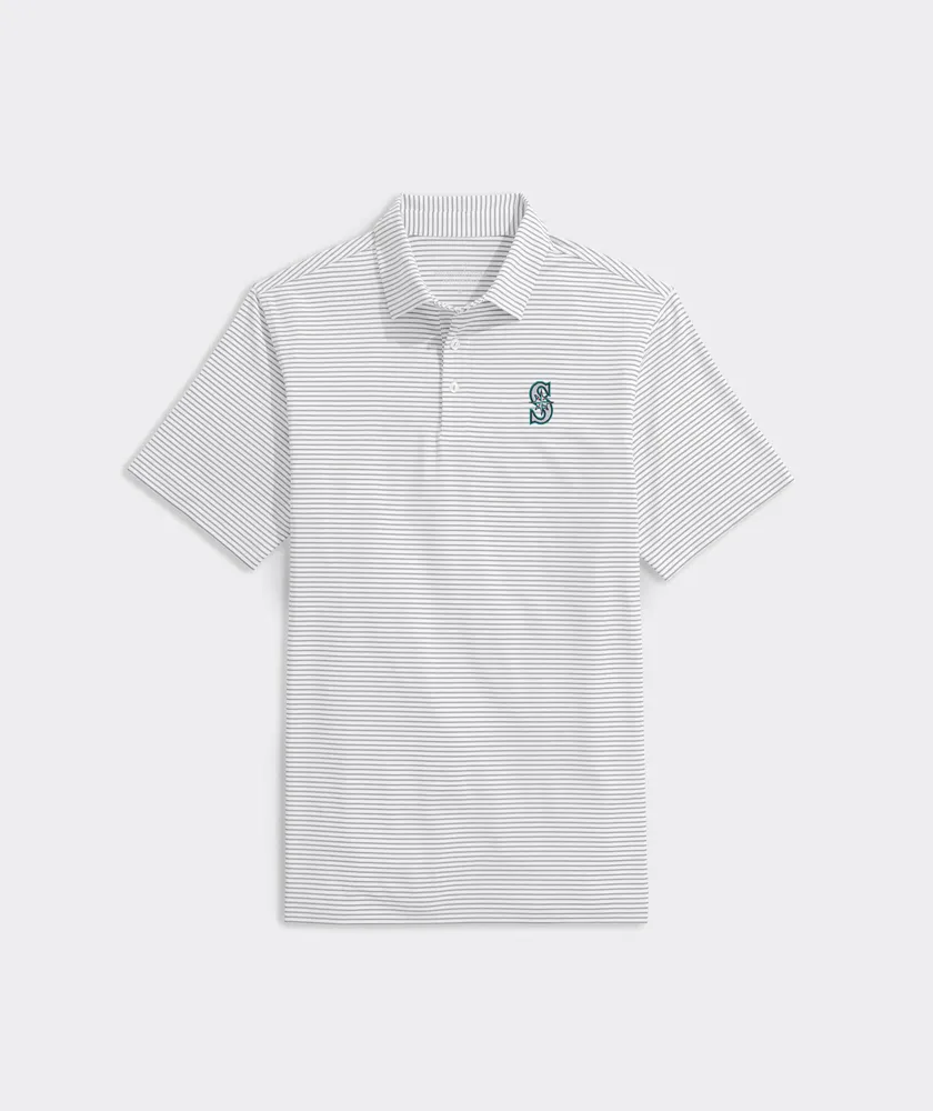 Seattle Mariners Bradley Stripe Sankaty Polo