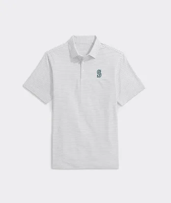 Seattle Mariners Bradley Stripe Sankaty Polo