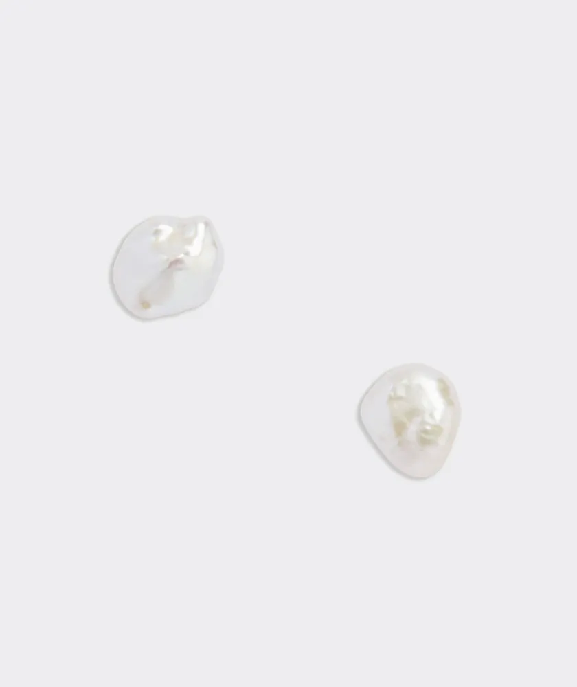 Baroque Pearl Stud Earring