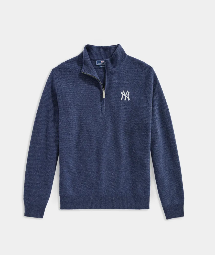 New York Yankees Cat Cay Cashmere Quarter-Zip