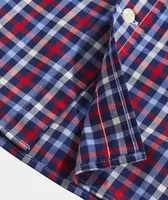 Stretch Poplin Check Shirt