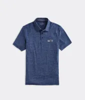 Seattle Seahawks Destin Stripe Sankaty Polo