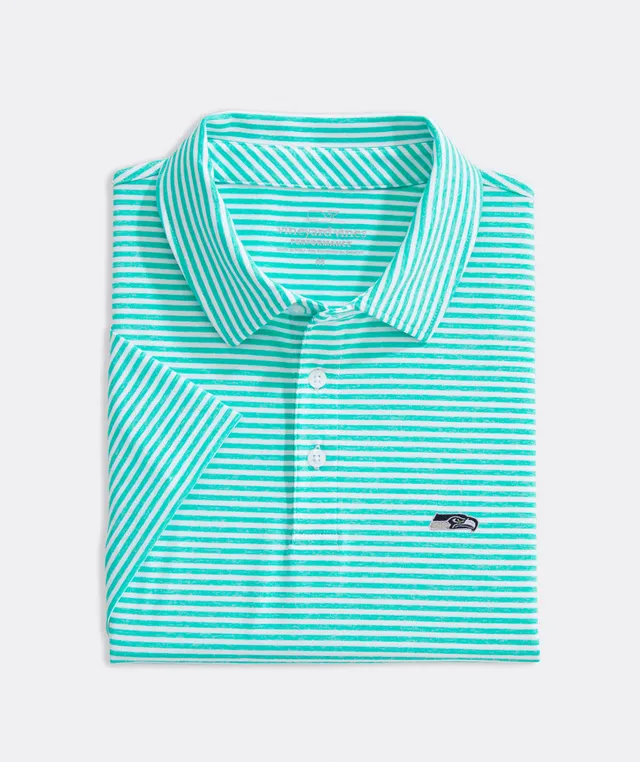 Texas Rangers Vineyard Vines Heathered Winstead Sankaty Polo - Light Blue