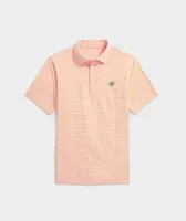 Miami Dolphins Bradley Stripe Sankaty Polo