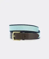 Vineyard Whale Canvas Club Belt