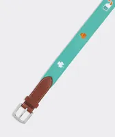 St. Patrick's Day Canvas Club Belt