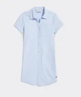 Girls' Striped Harbor Shirt Dress