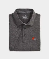 Cleveland Browns Destin Stripe Sankaty Polo