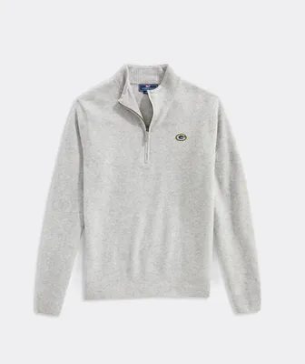 Green Bay Packers Cat Cay Cashmere Quarter-Zip