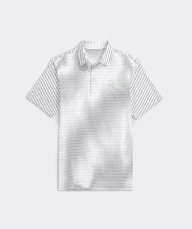 Vineyard Vines Atlanta Braves Destin Stripe Sankaty Polo