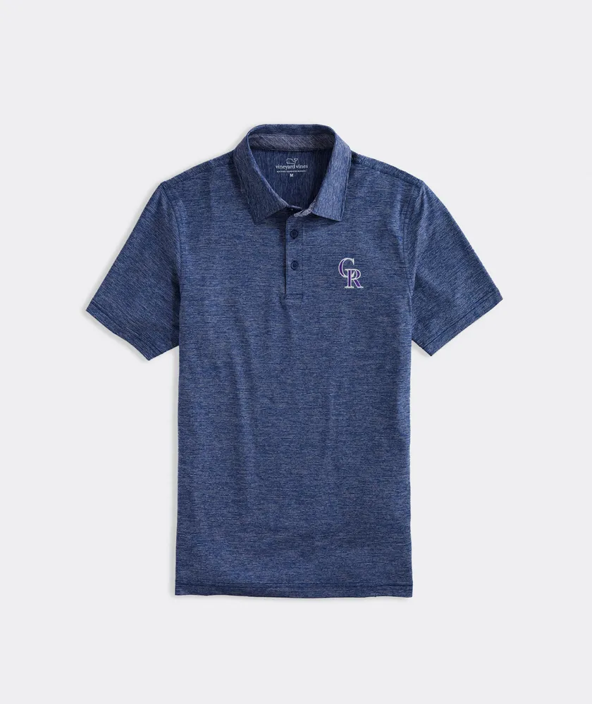 Shop Houston Astros Winstead Stripe Sankaty Polo at vineyard vines