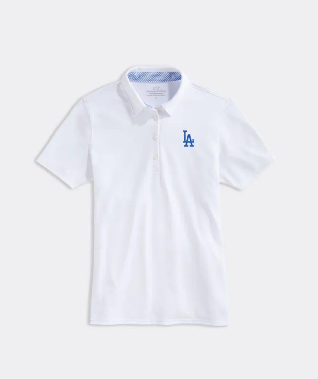 Shop Women's Los Angeles Dodgers Pique Polo at vineyard vines