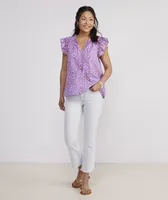 Katama Tile Ruffle Popover