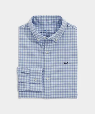 Boys' On-The-Go brrrº Gingham Shirt