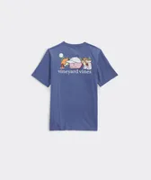 Boys' Glow-In-The-Dark Summer Camp Whale Short-Sleeve Pocket Tee