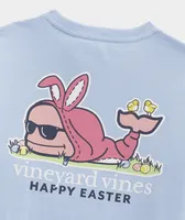 Boys' Bunny Suit Whale Long-Sleeve Pocket Tee