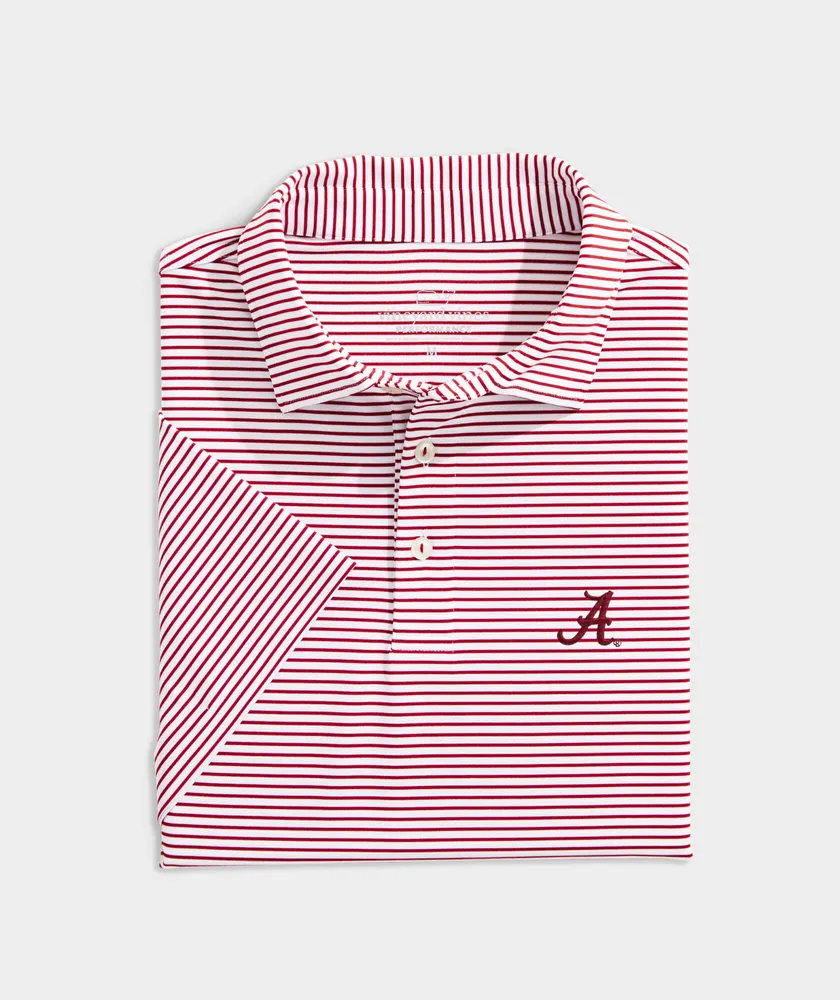 University Of Alabama Bradley Stripe Sankaty Polo