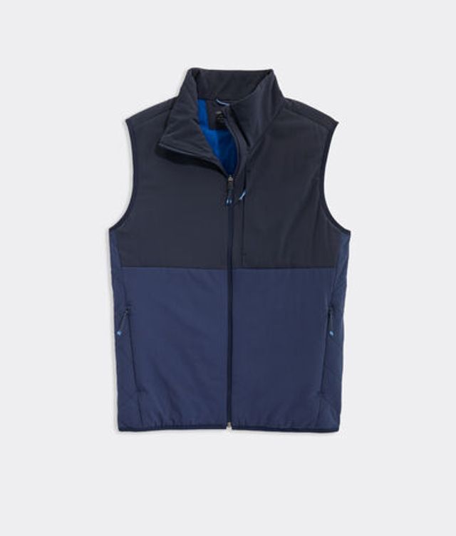 Vineyard Vines Harbor Performance Vest (Blue) (Size