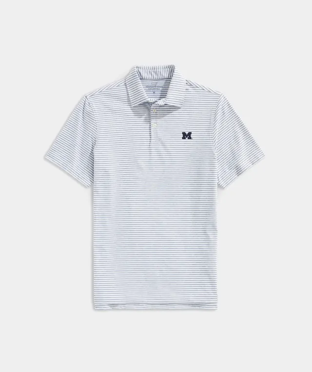 Shop New York Yankees Winstead Stripe Sankaty Polo at vineyard vines