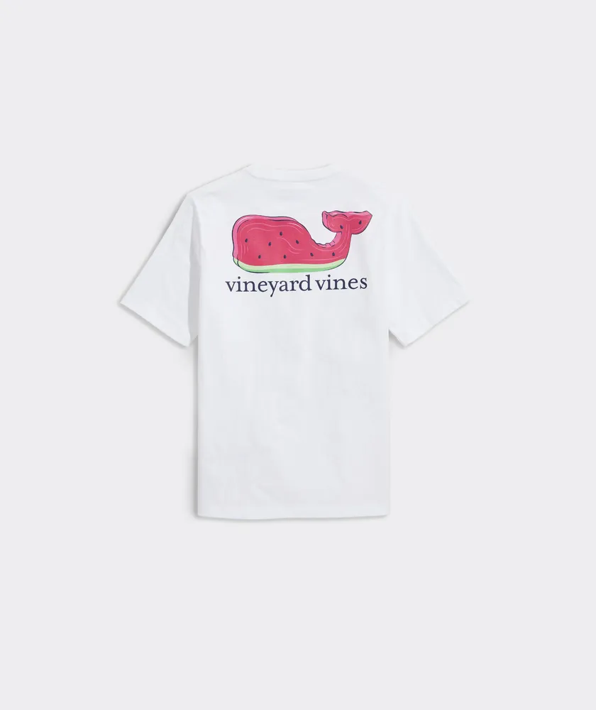 Boys' Watermelon Whale Short-Sleeve Pocket Tee