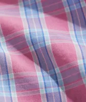 Stretch Poplin Plaid Shirt