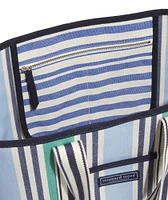 Blocked Stripe Tote