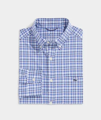 On-The-Go Lightweight Plaid Shirt