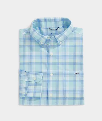 On-The-Go Lightweight Plaid Shirt