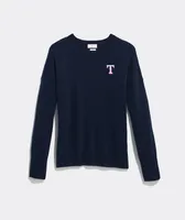 Women's Texas Rangers Cashmere Crewneck