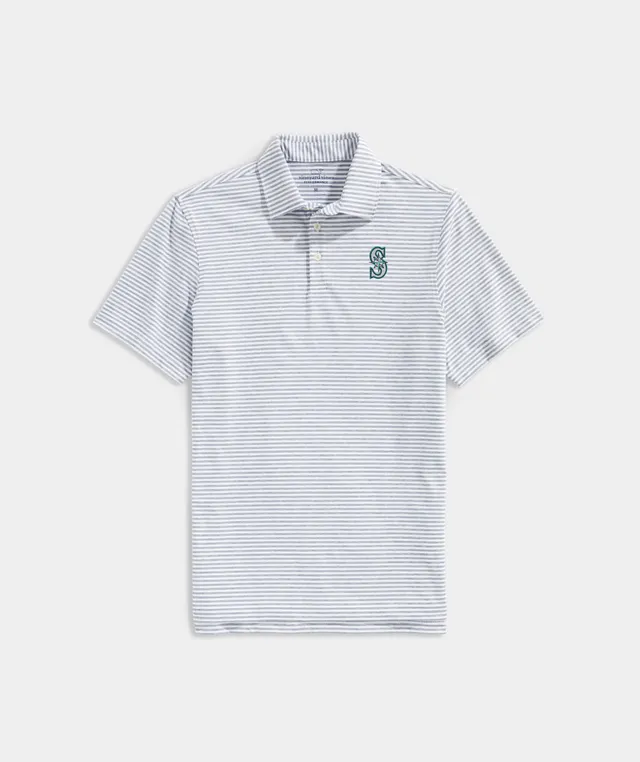 Shop Seattle Mariners Bradley Stripe Sankaty Polo at vineyard vines