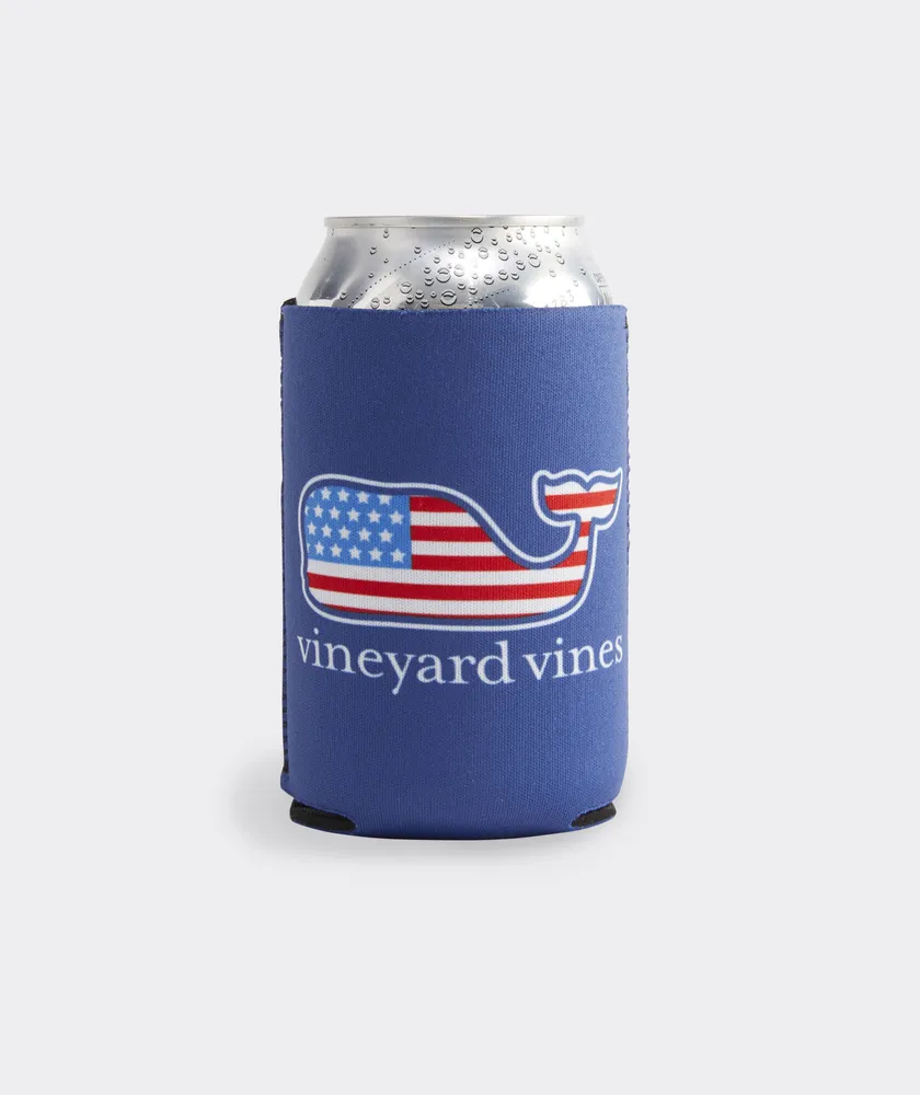 Flag Whale Coozie