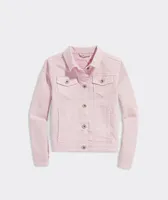 Girls Colored Denim Jacket