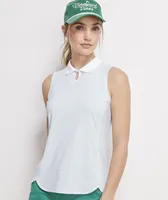 Palmero Sleeveless Keyhole Golf Polo