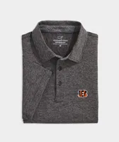 Cincinnati Bengals Destin Stripe Sankaty Polo